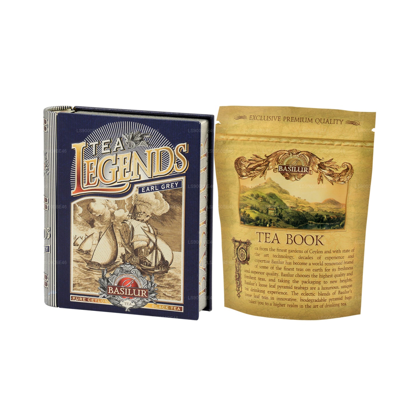 Basilur „Miniaturowa Herbata Book Tea Legends - Earl Grey” (10g) Caddy
