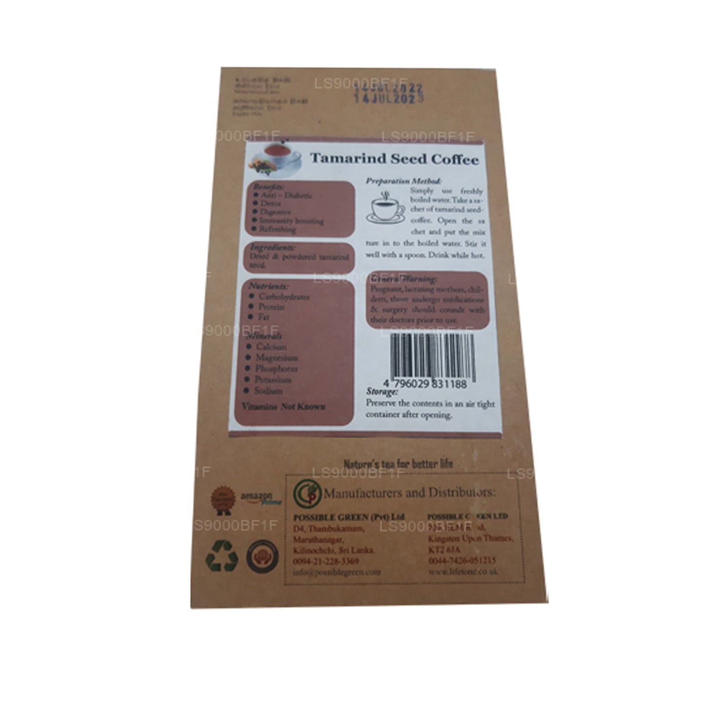 Lifetone Tamarind Seed Coffee (40g)