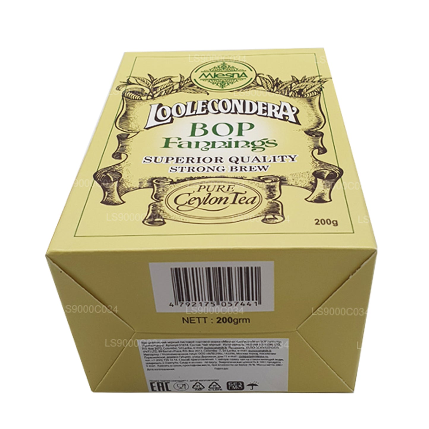 Mlesna Loolecondera BOP Fannings Strong Brew Herbata sypka (200g)