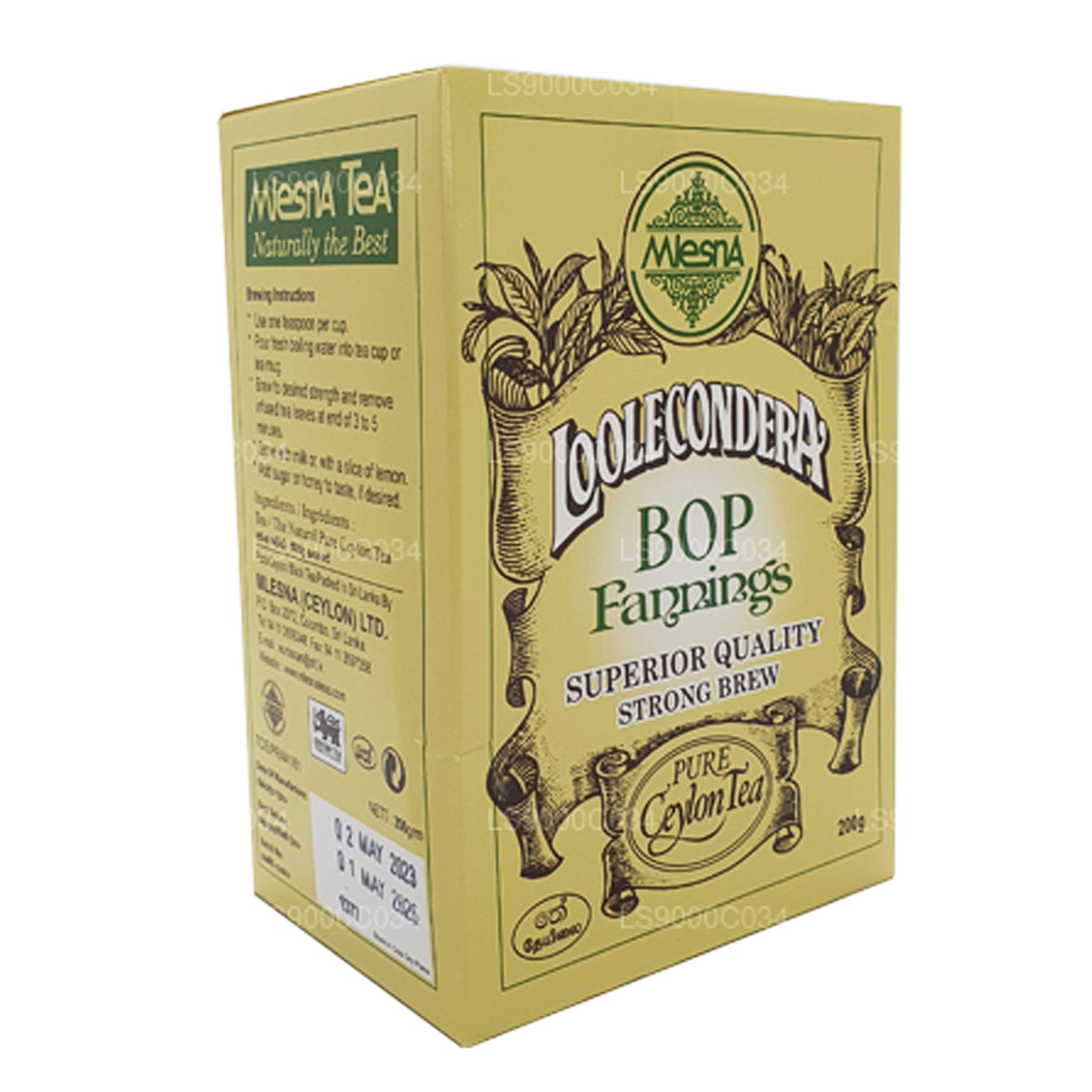 Mlesna Loolecondera BOP Fannings Strong Brew Herbata sypka (200g)
