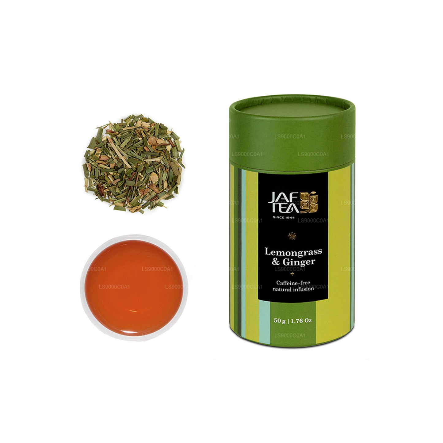 Jaf Tea Cytrynowa & Imbir Herbata Liściasta Caddy (50g)