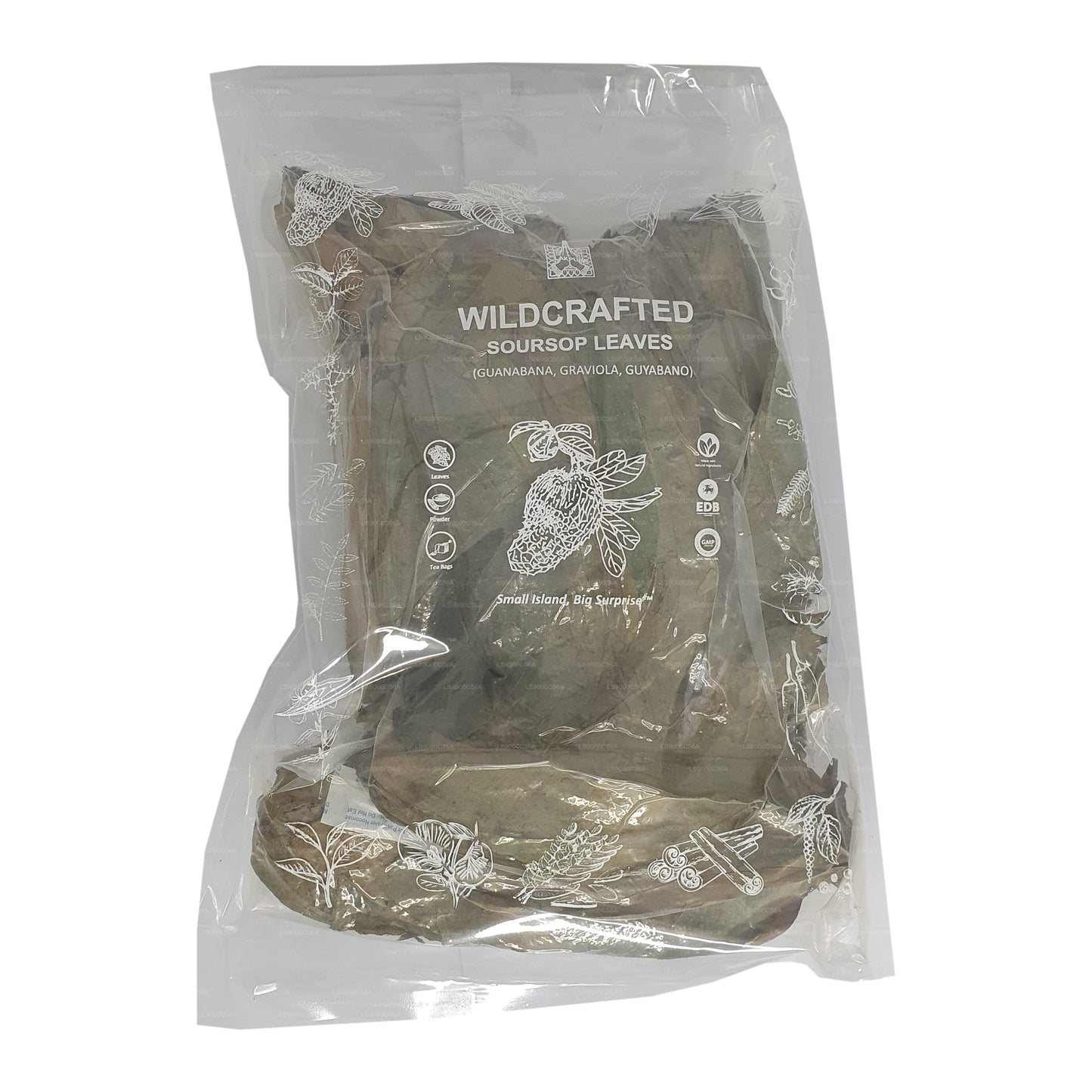 Lakpura® Wildcrafted Soursop (Guanabana, Graviola, Guyabano) Suszone Liście Całe