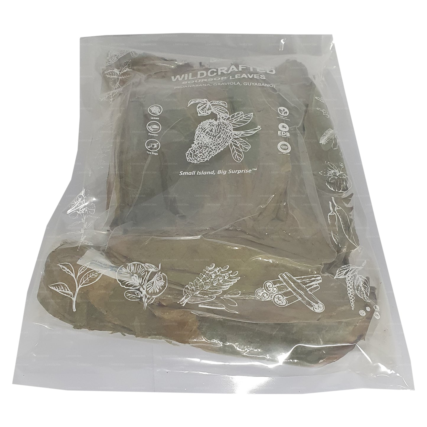 Lakpura® Wildcrafted Soursop (Guanabana, Graviola, Guyabano) Suszone Liście Całe