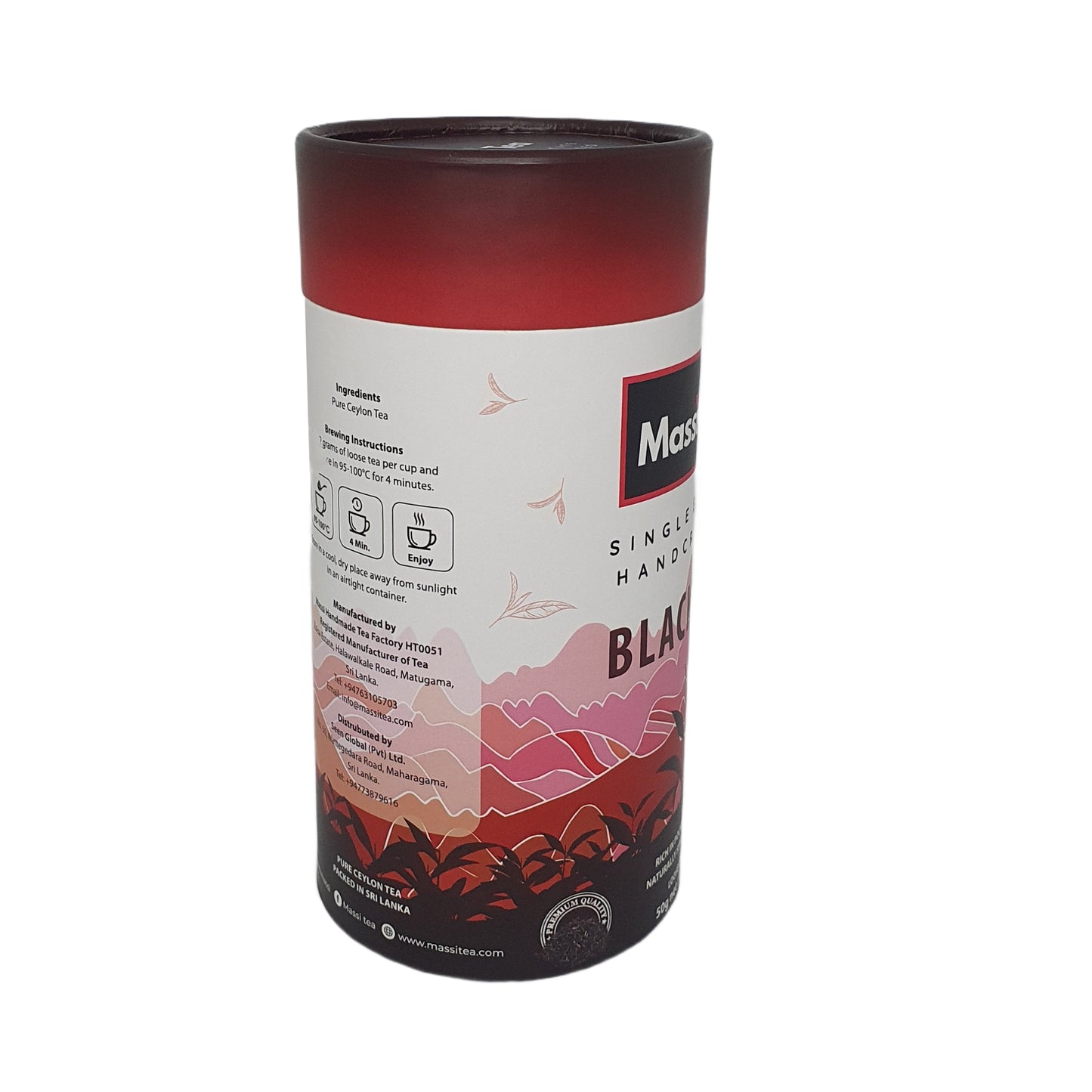 Massi Tea Single Estate ręcznie robiona czarna herbata (50g)