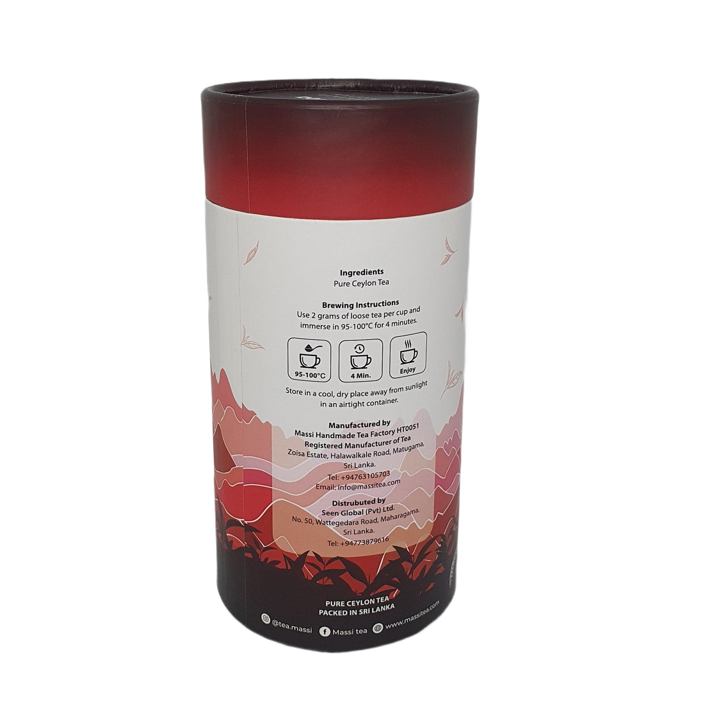 Massi Tea Single Estate ręcznie robiona czarna herbata (50g)