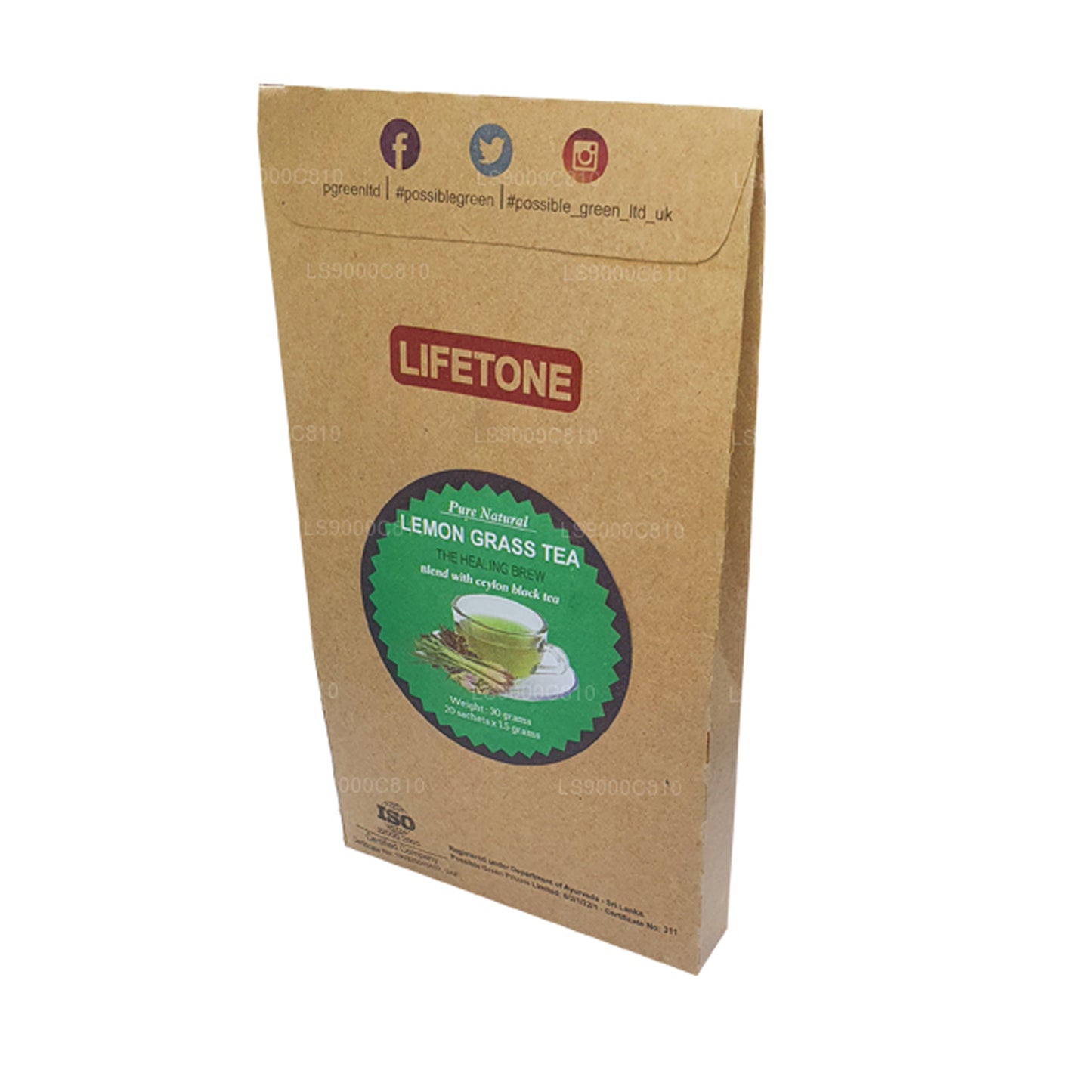 Lifetone Herbata z trawy cytrynowej (30g)