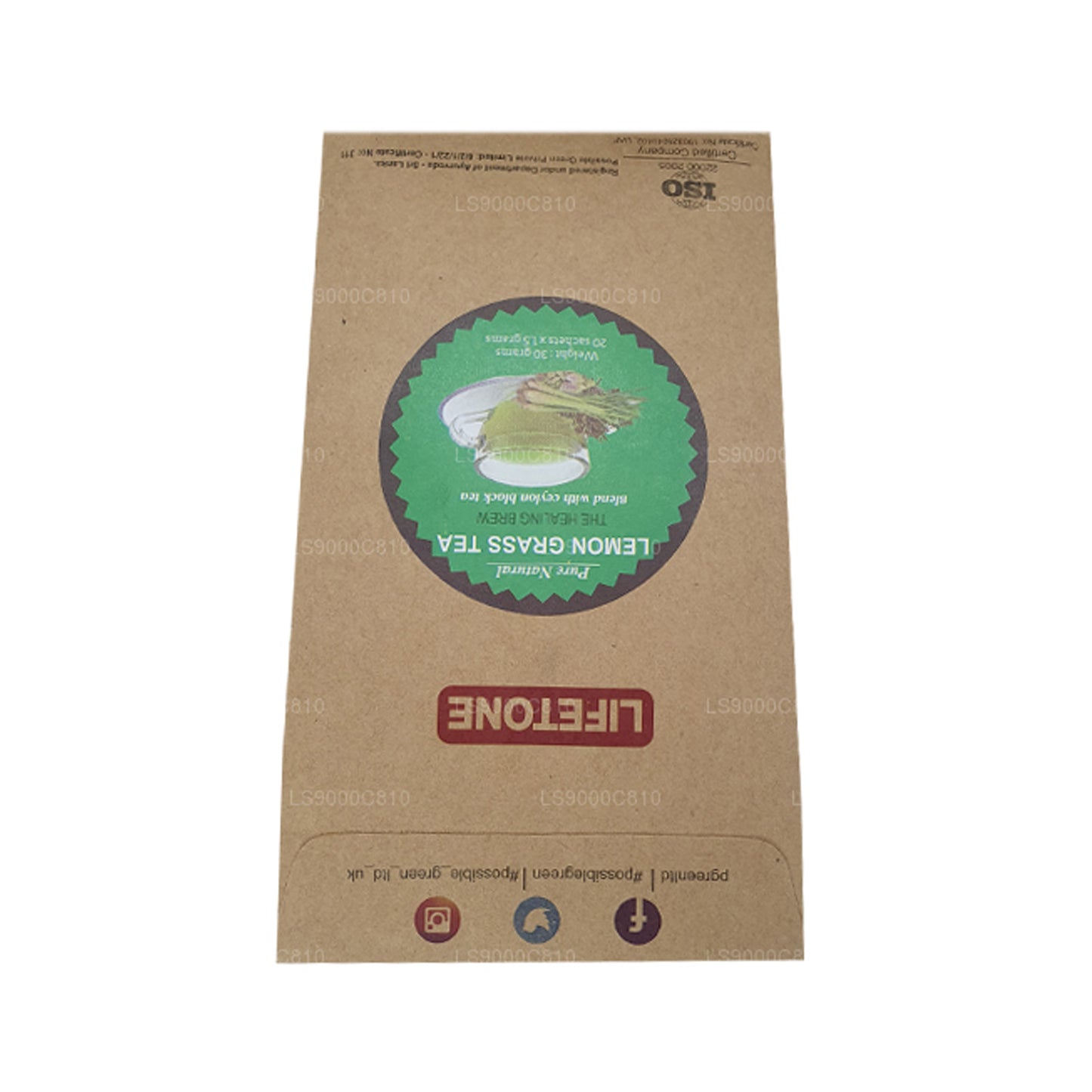 Lifetone Herbata z trawy cytrynowej (30g)