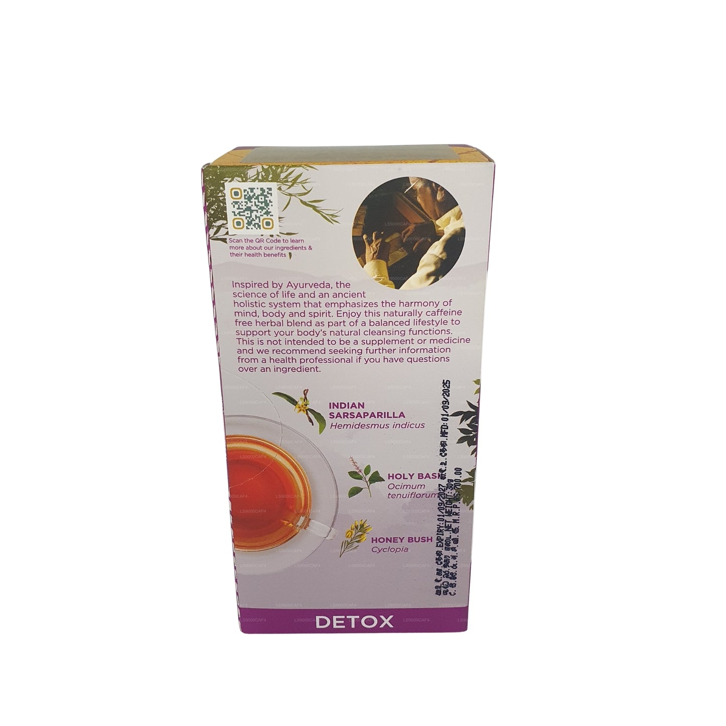 Dilmah Arana Detox Naturalny napar ziołowy (20 torebek herbaty Tagless)