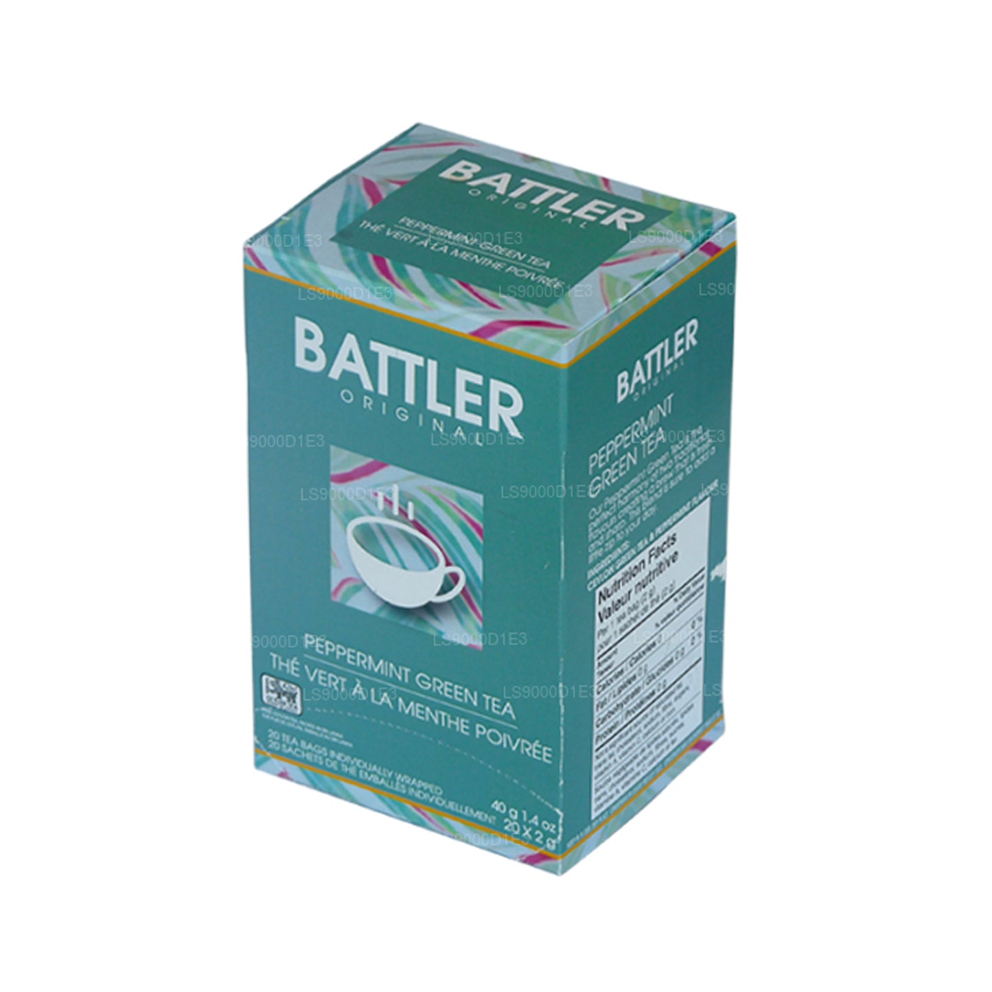 Battler Original Peppermint zielona herbata (40g) 20 torebek