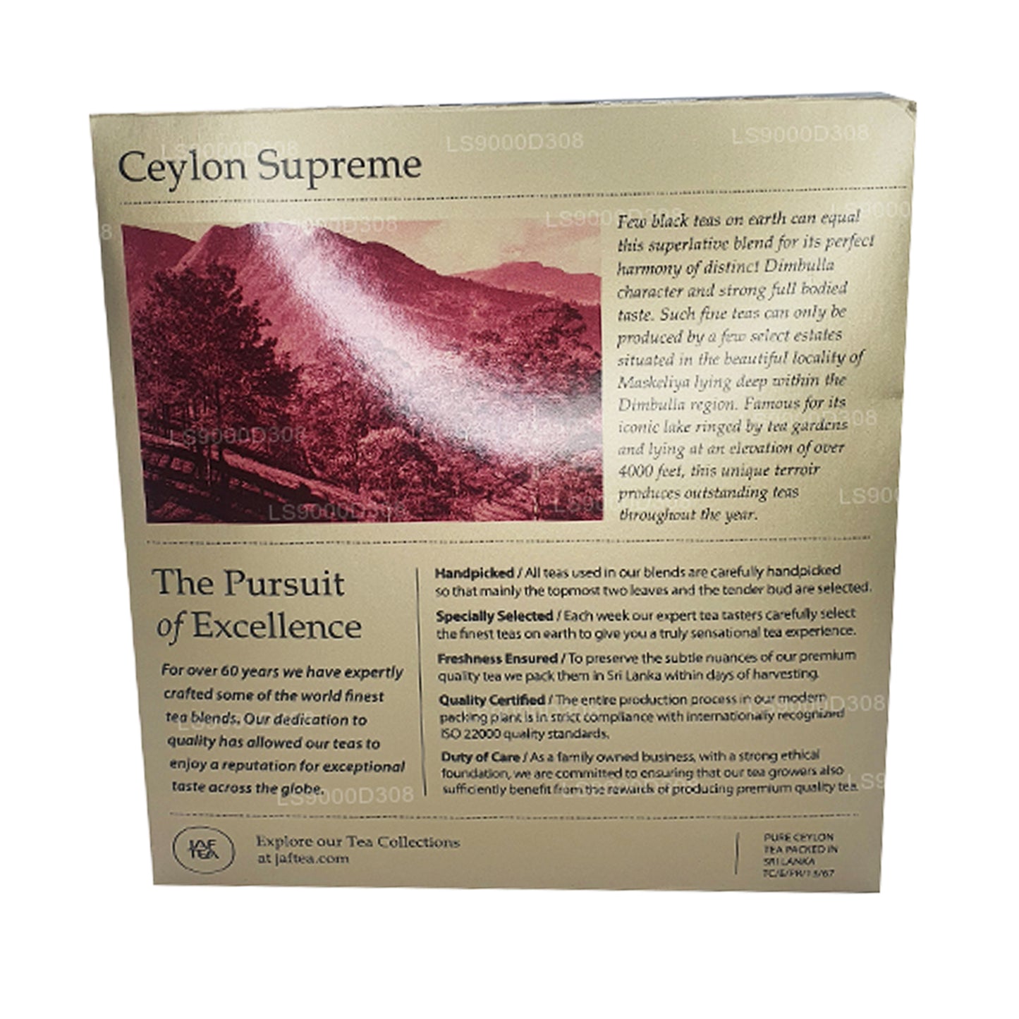 Jaf Tea Classic Gold Kolekcja Ceylon Supreme (50g)