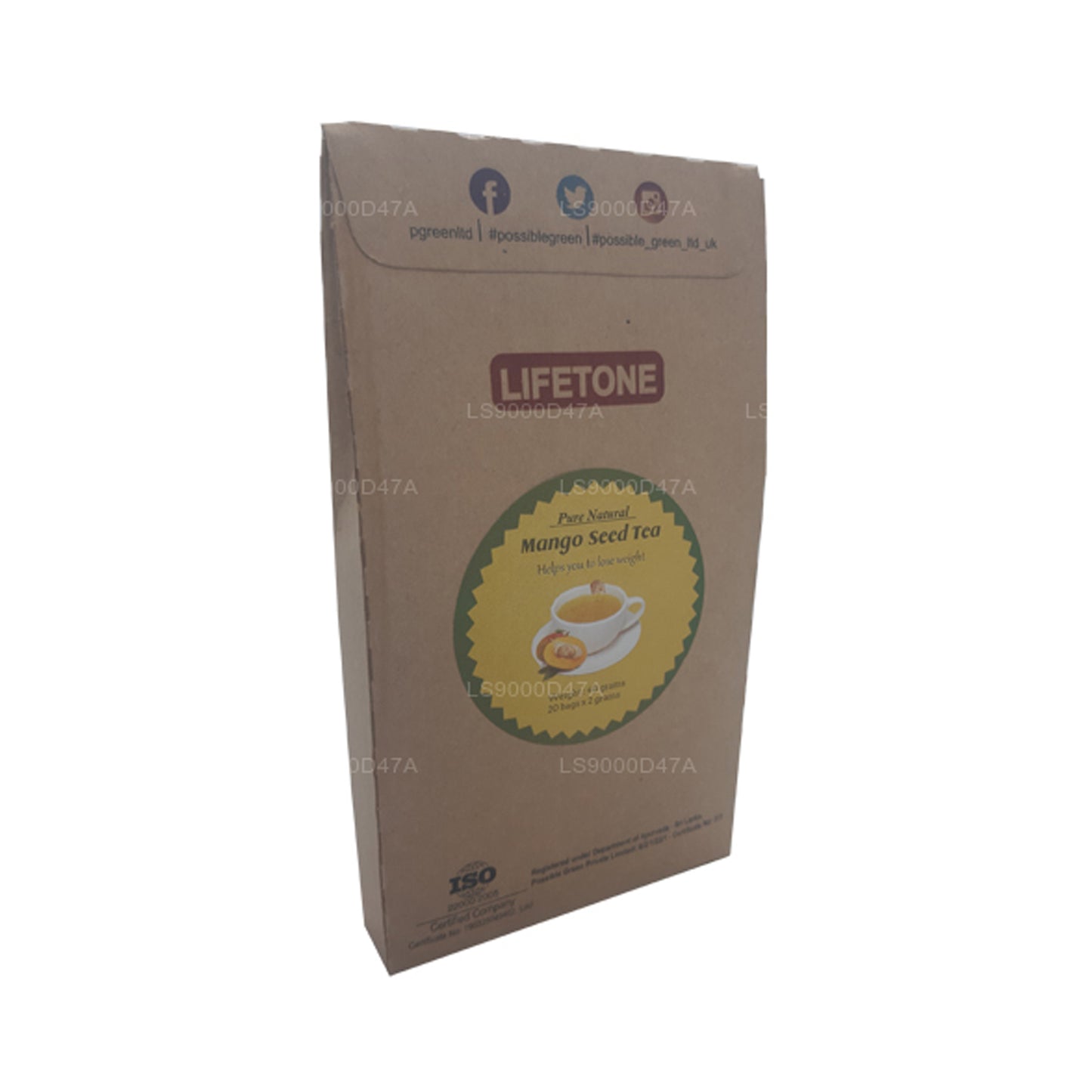 Lifetone Mango Seed Tea (40g)