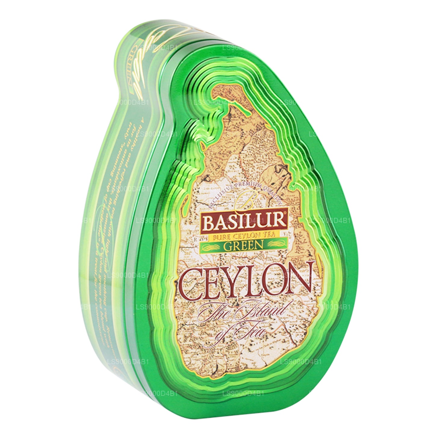 Basilur Wyspa Herbaty „Zielona” (100g) Caddy