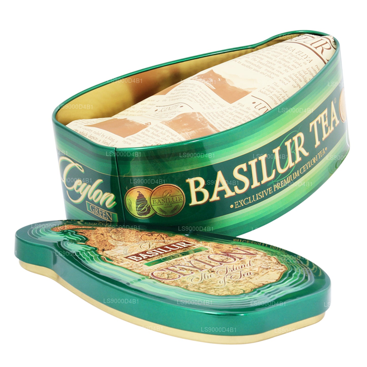 Basilur Wyspa Herbaty „Zielona” (100g) Caddy