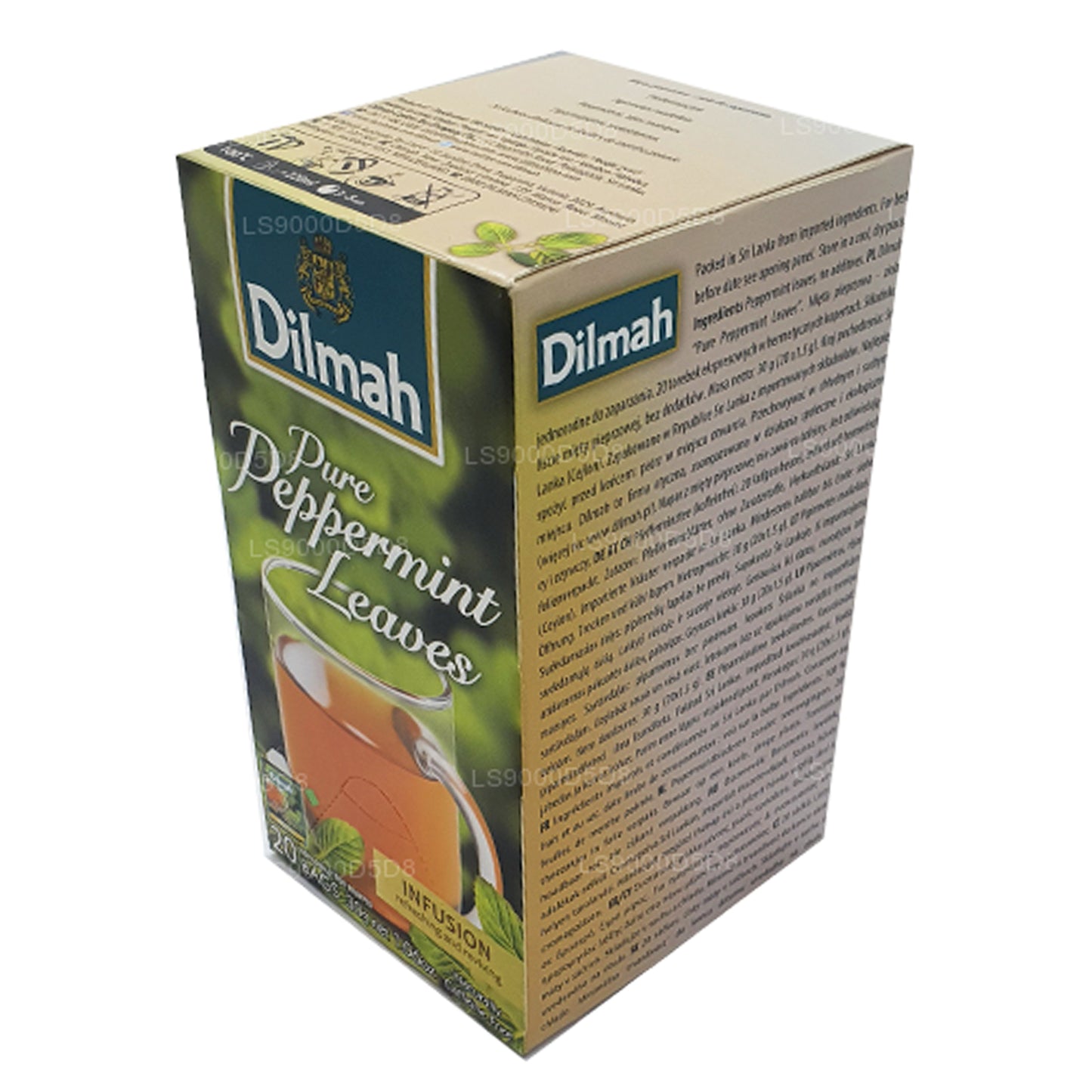 Dilmah Czyste liście mięty pieprzowej (30g) 20 torebek herbaty