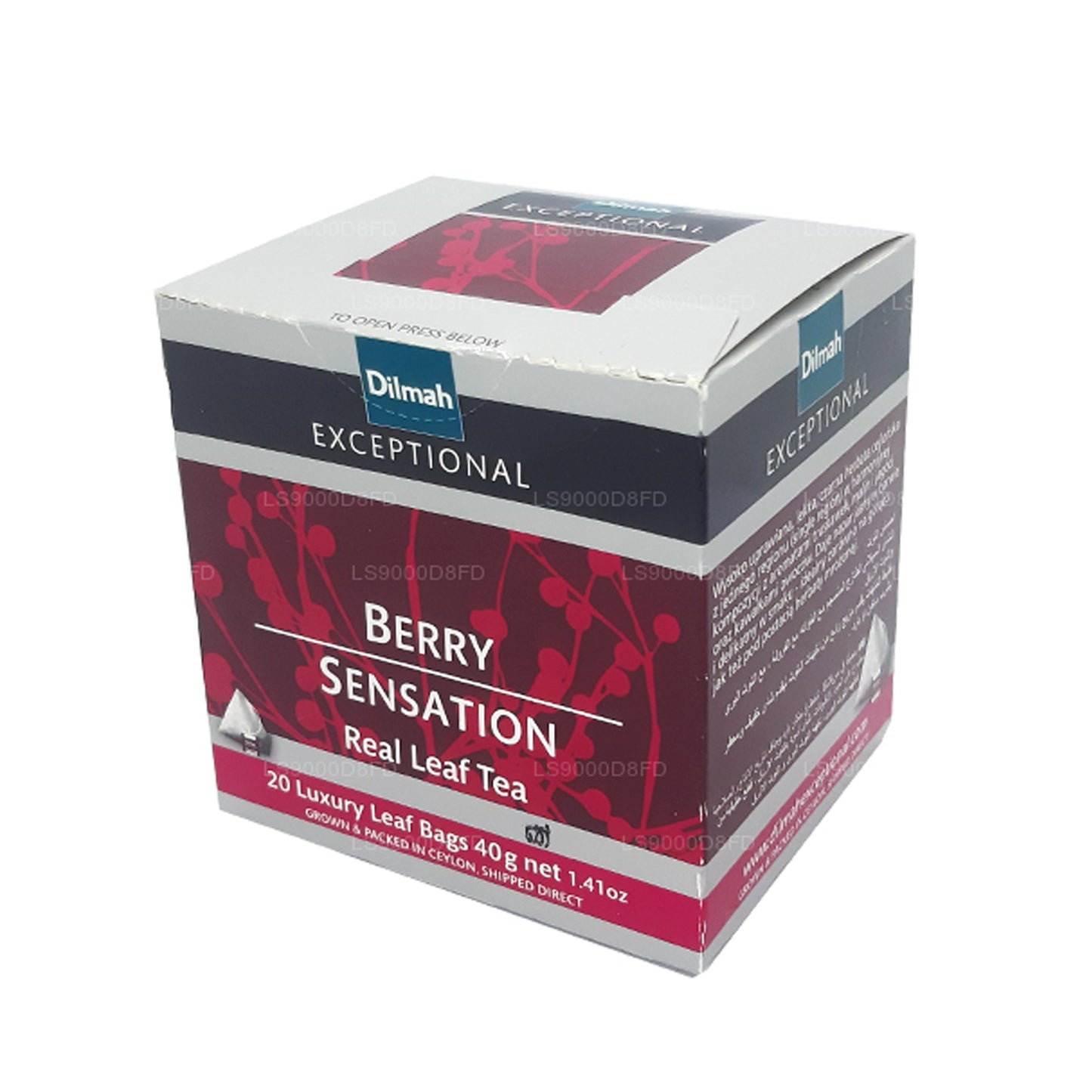 Dilmah Exceptional Berry Sensation Prawdziwa herbata liściasta (40g) 20 torebek