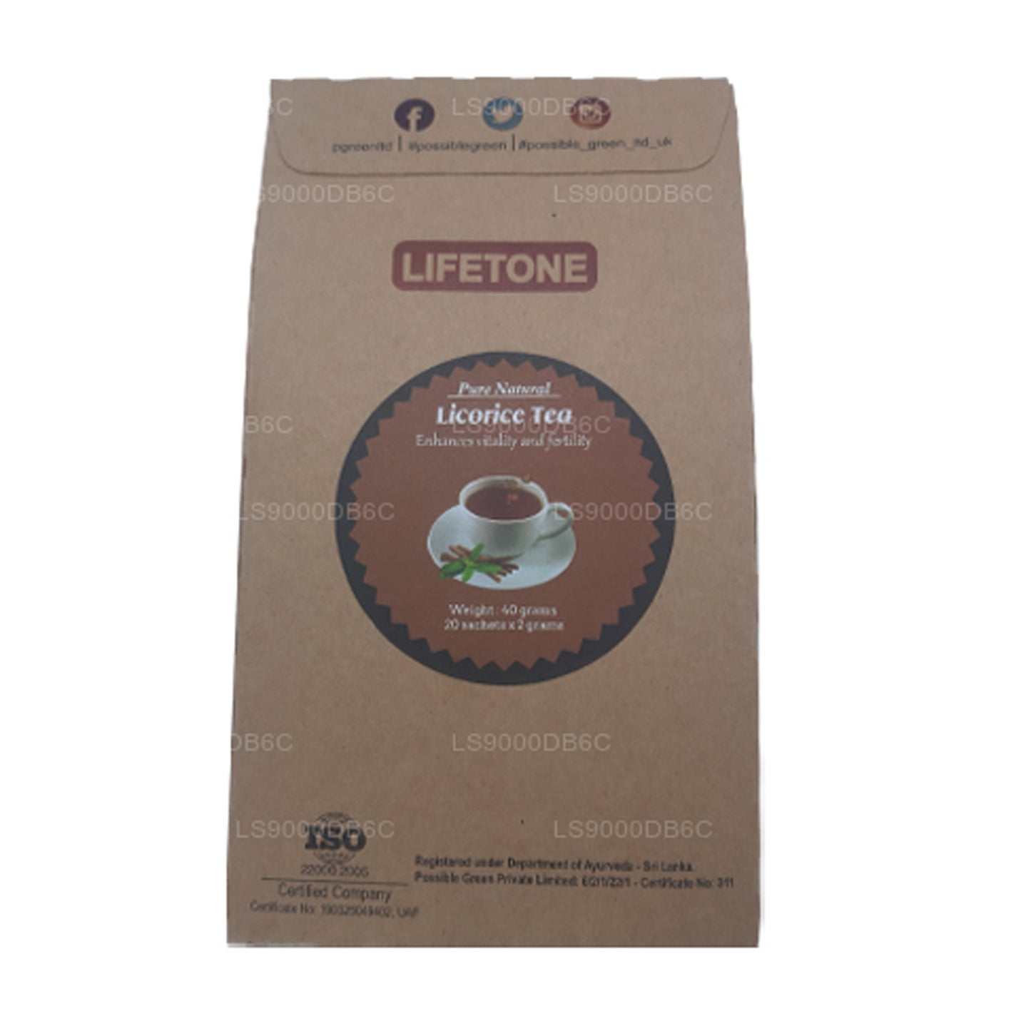 Lifetone Herbata z lukrecji (40g)