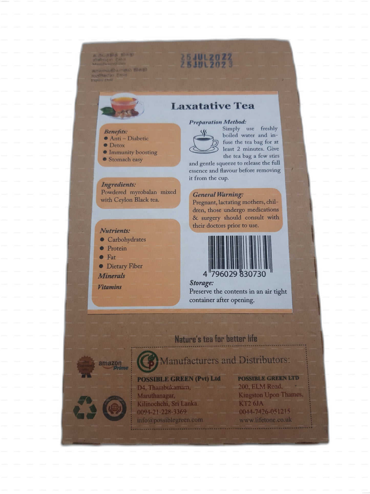 Lifetone Laxative Tea (40g) 20 Tea Bags