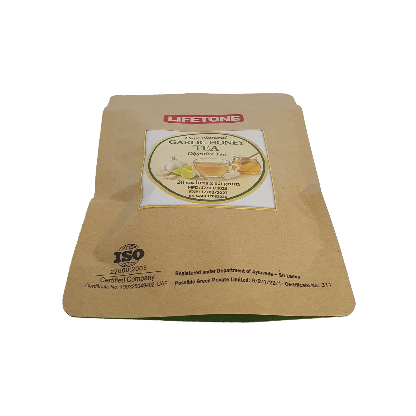 Lifetone Czosnek Herbata Miodowa (40g)
