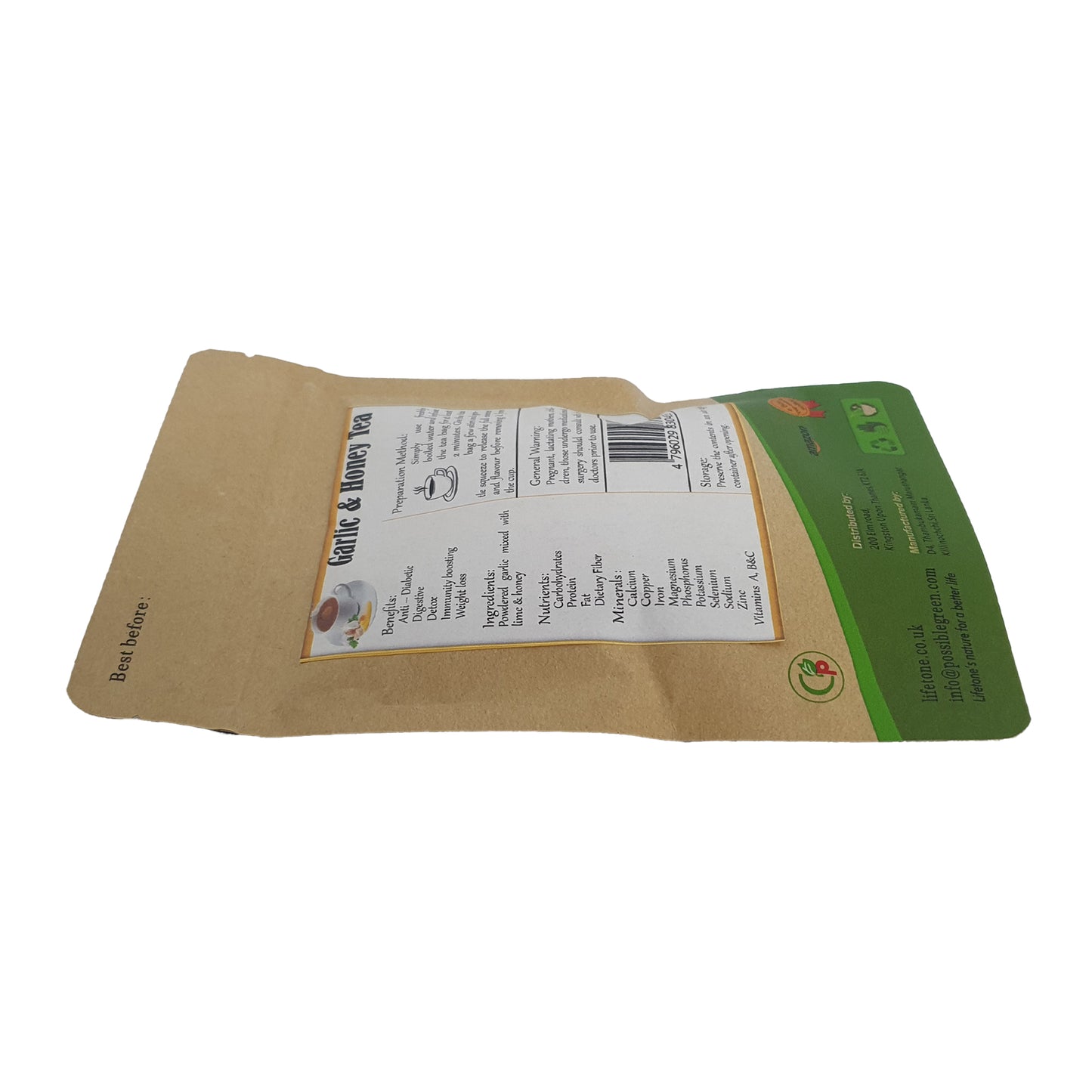 Lifetone Czosnek Herbata Miodowa (40g)