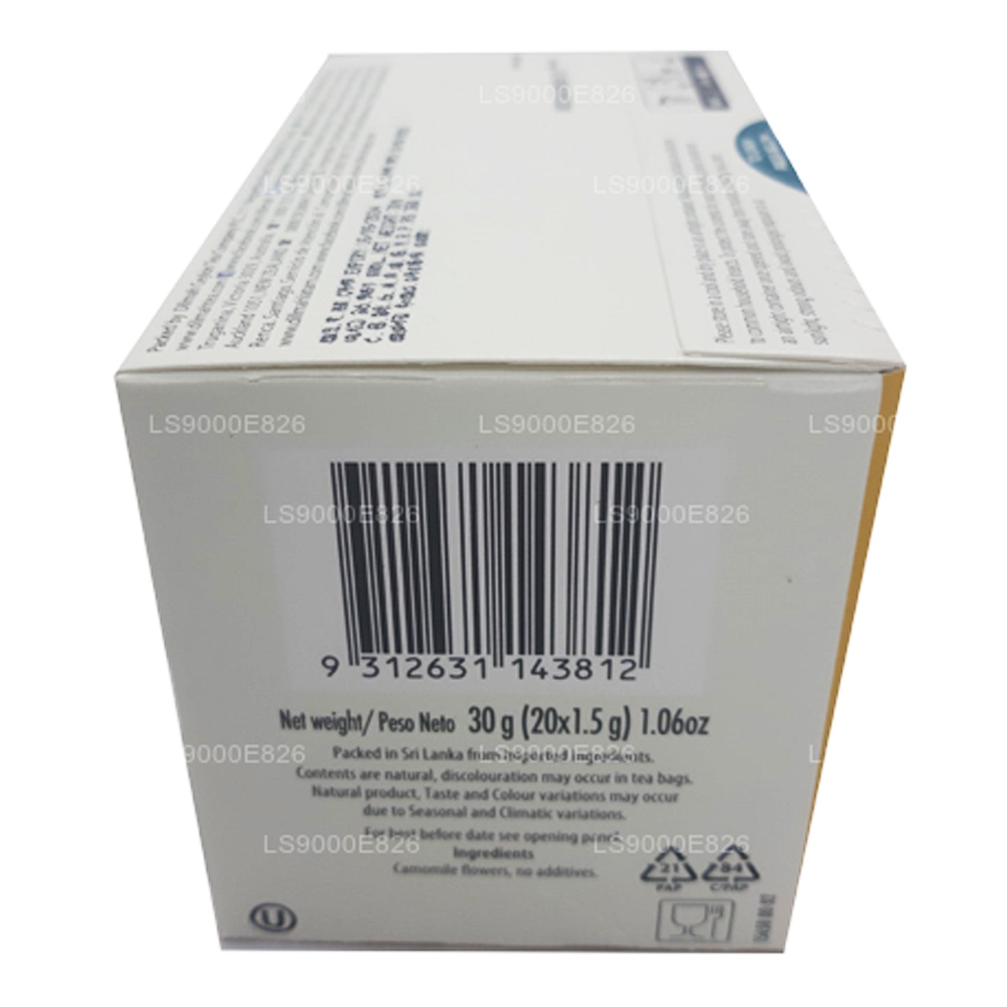 Dilmah Czyste kwiaty rumianku (30g) 20 torebek