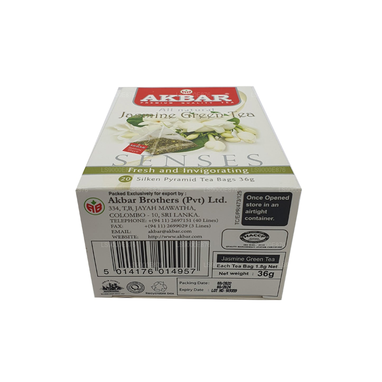 Akbar Jasmine Green Tea (36g) 20 torebek