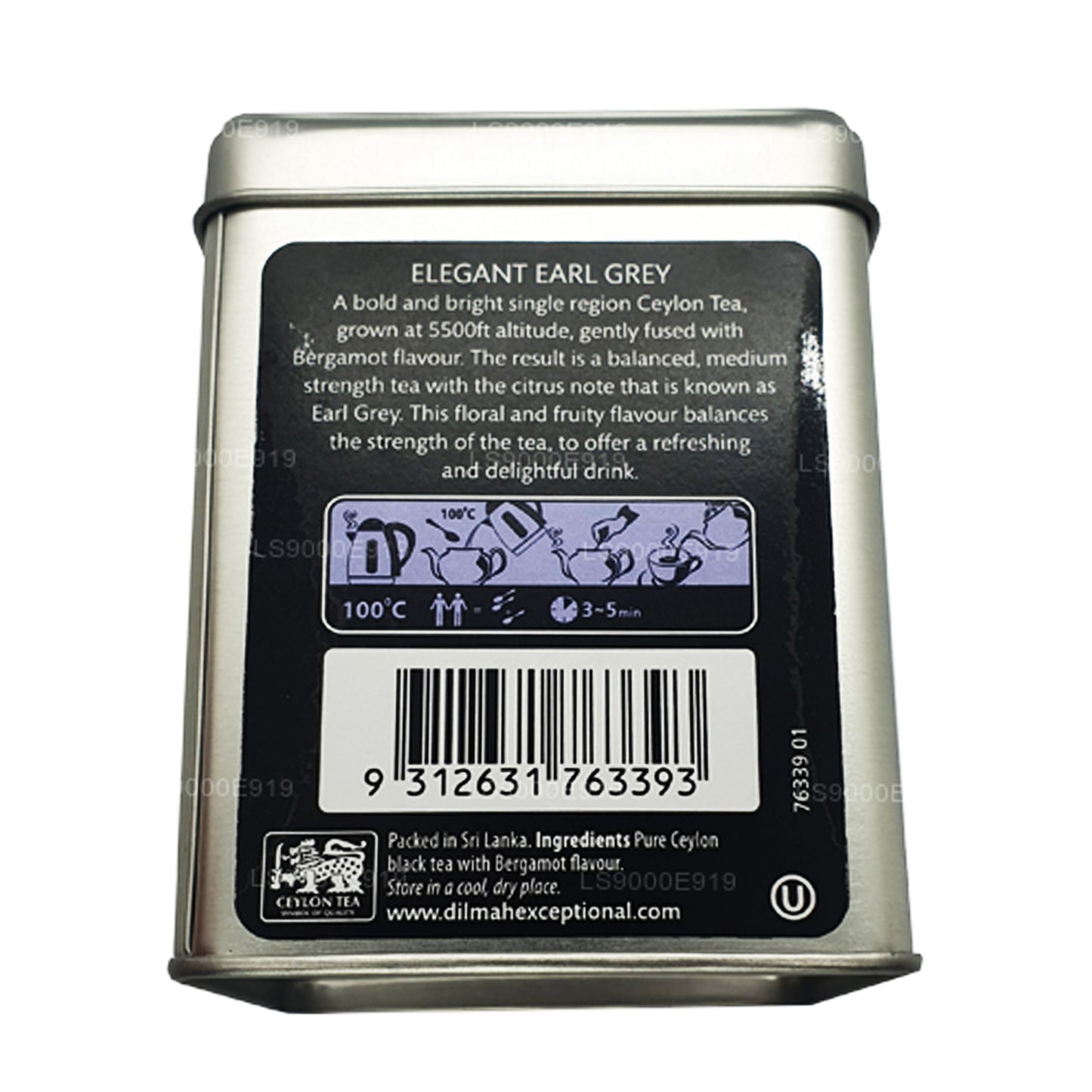 Dilmah Exceptional Elegant Earl Grey Herbata liściasta (100g)