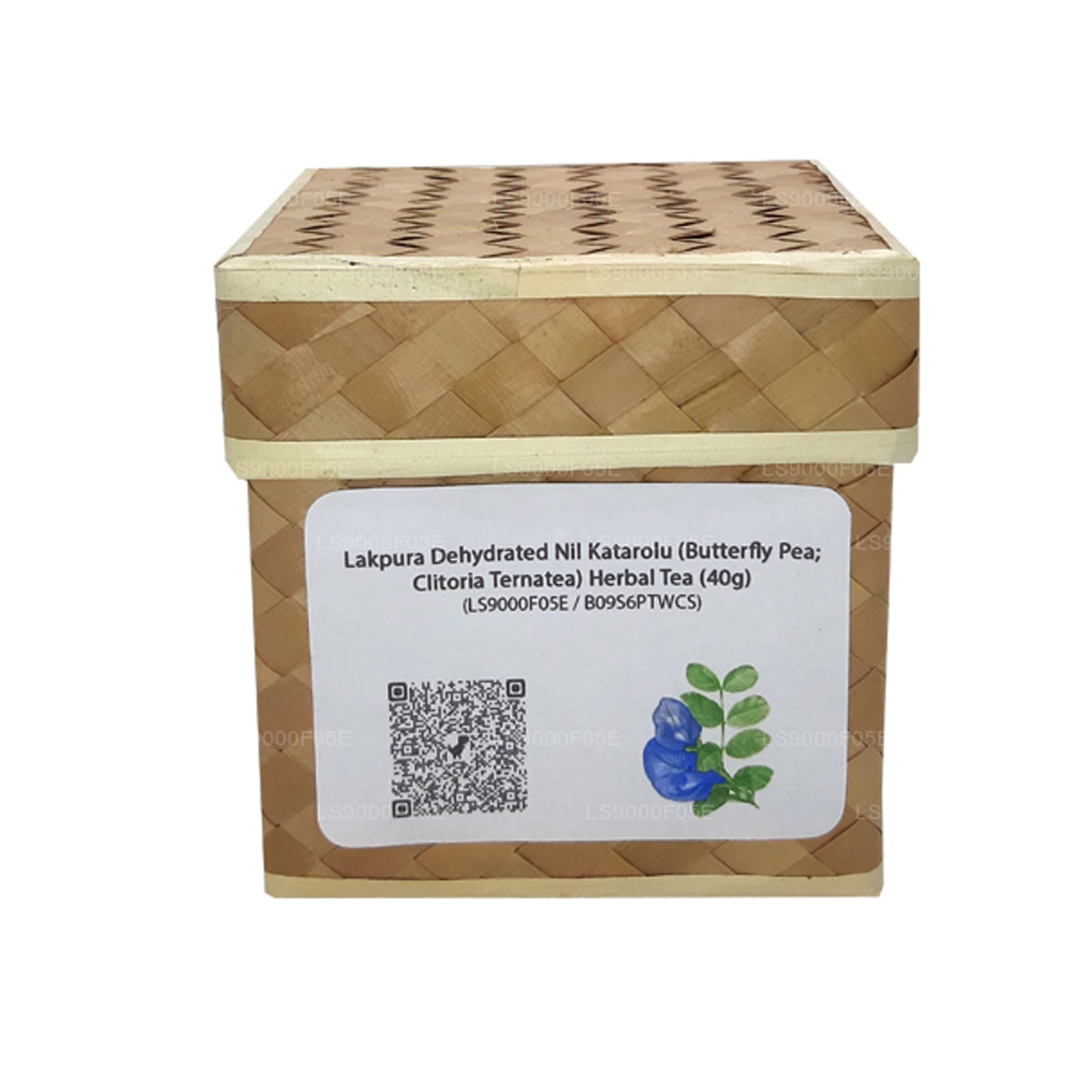 Lakpura Dehydrated Nil Katarolu (Motyl Groch; Clitoria Ternatea) Herbata Ziołowa (40g)