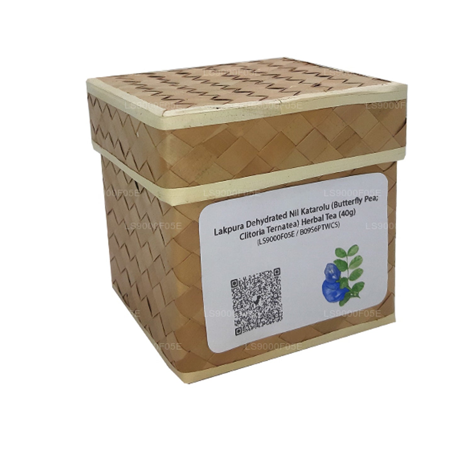 Lakpura Dehydrated Nil Katarolu (Motyl Groch; Clitoria Ternatea) Herbata Ziołowa (40g)