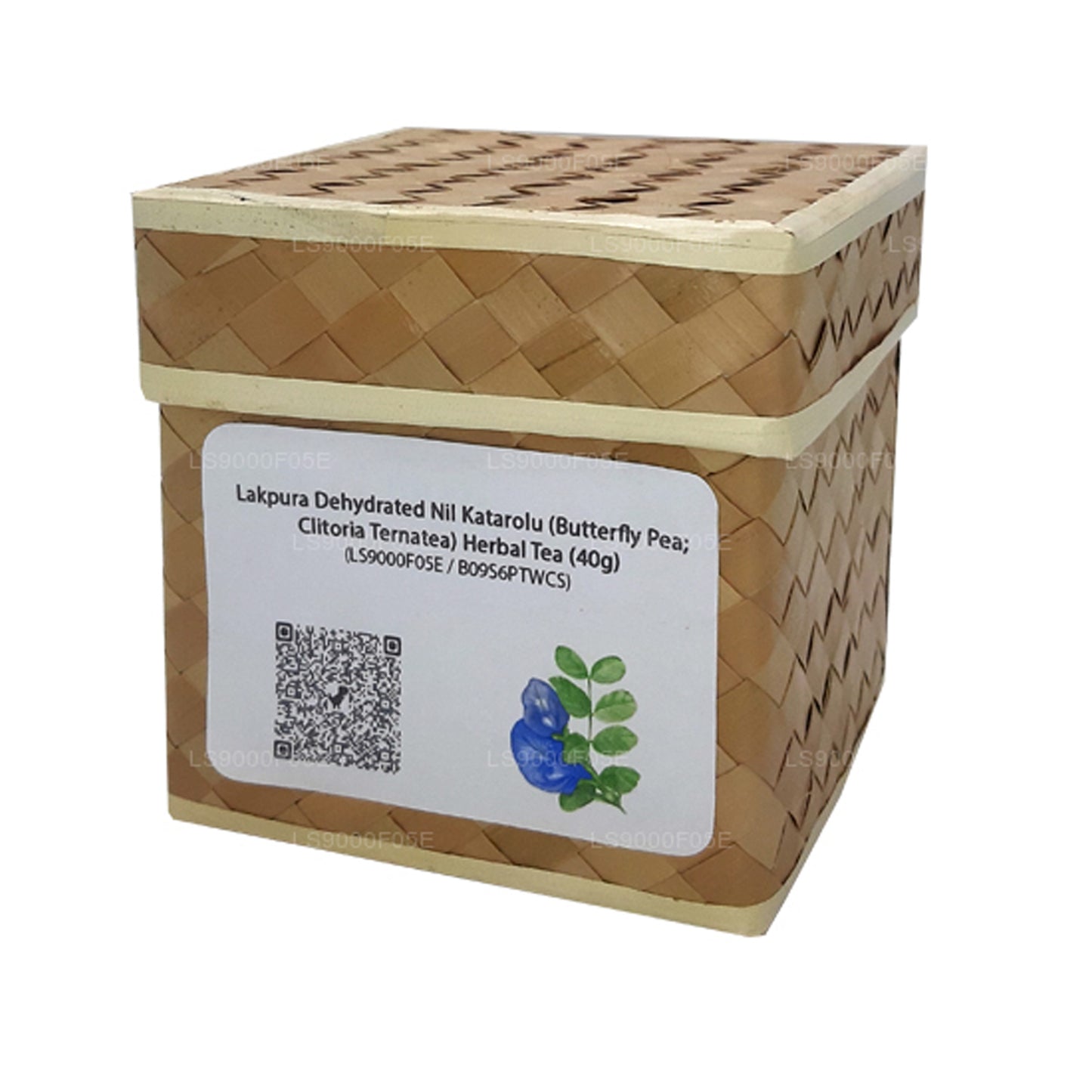 Lakpura Dehydrated Nil Katarolu (Motyl Groch; Clitoria Ternatea) Herbata Ziołowa (40g)