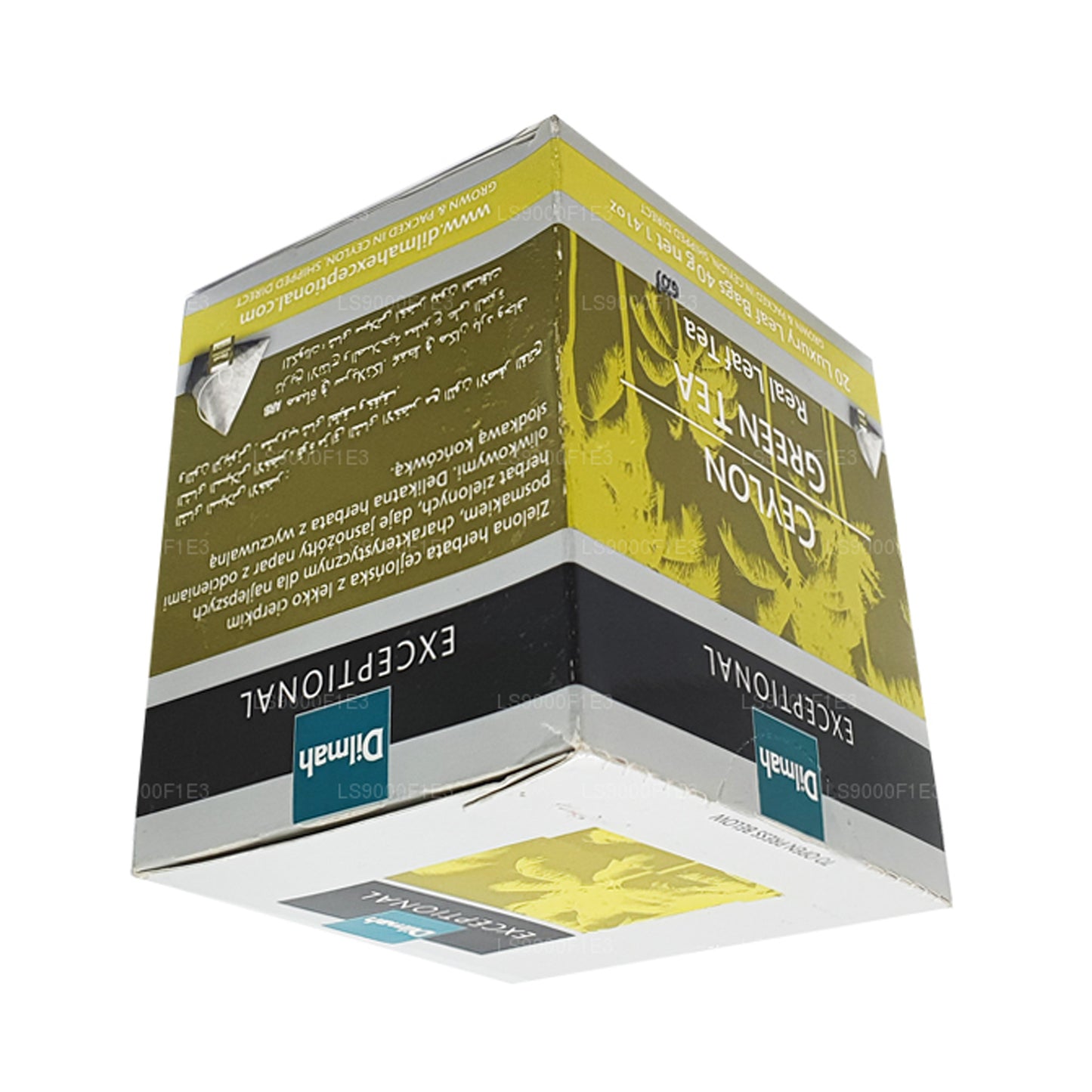 Dilmah Wyjątkowa Zielona Herbata Cejlońska (40g) 20 torebek