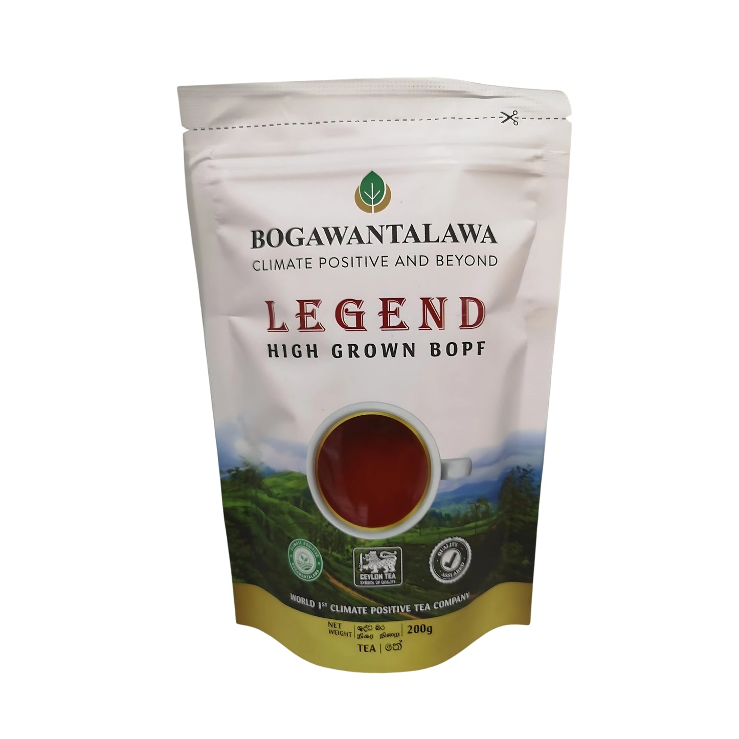 Bogawantalawa Legend Czysta czarna herbata (400g) 100% BOPF