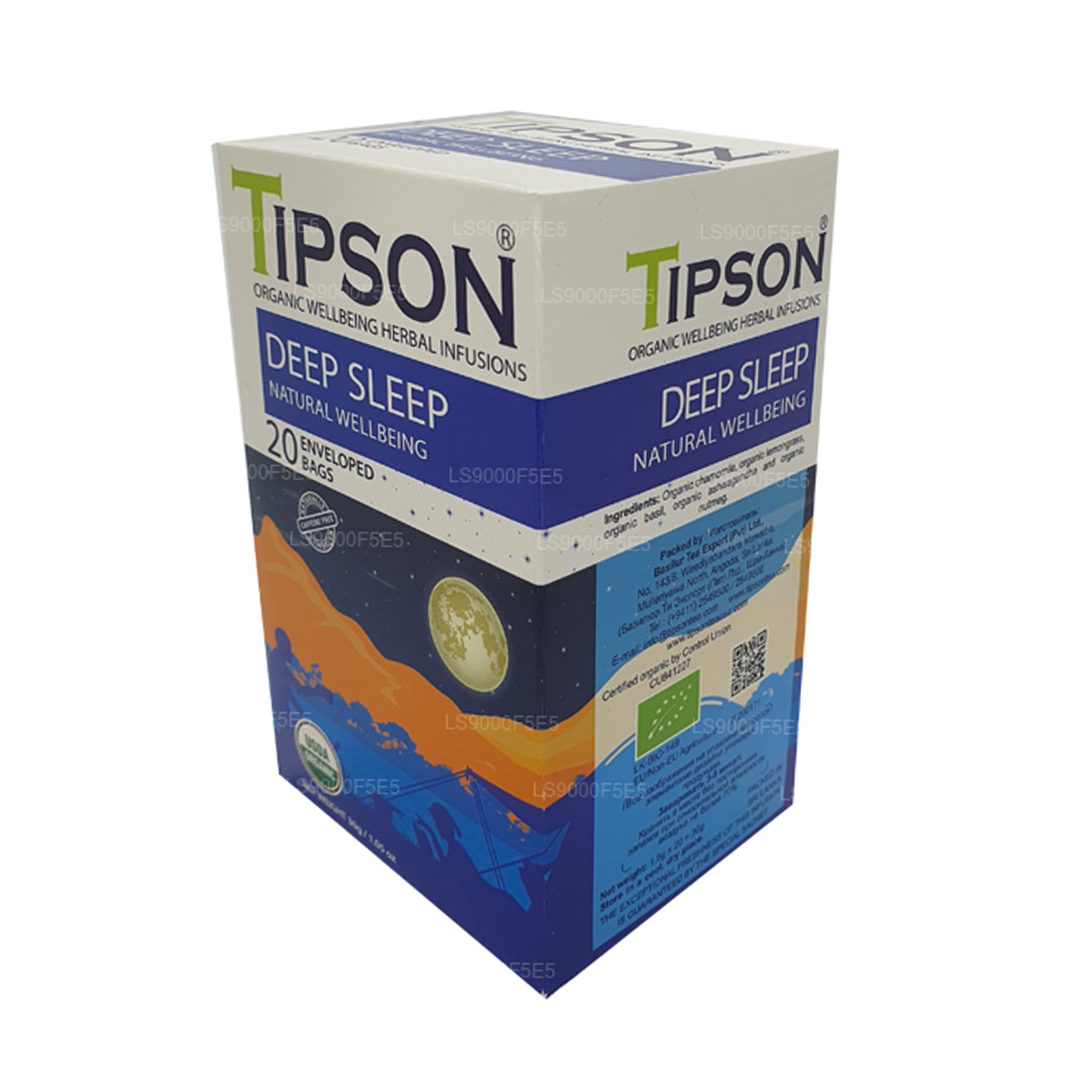 Tipson Organic Deep Sleep Natural Wellbeing (30g) 20 torebek na herbatę w kopercie