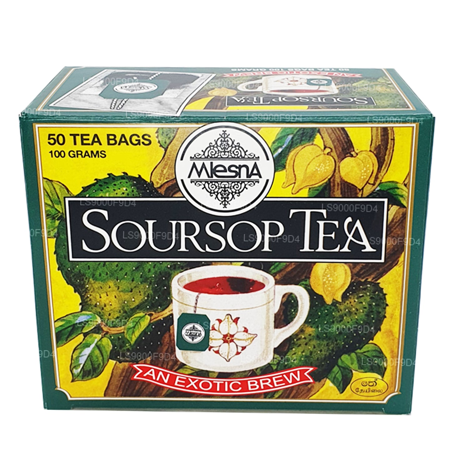 Mlesna Soursop Herbata 'Egzotyczny Brew' 50 Torebek (100g)