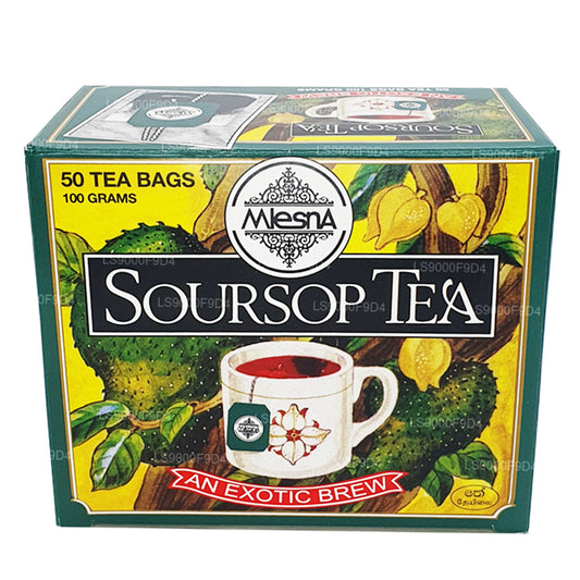 Mlesna Soursop Herbata 'Egzotyczny Brew' 50 Torebek (100g)