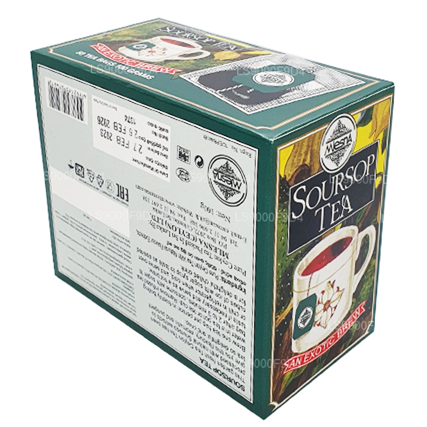 Mlesna Soursop Herbata 'Egzotyczny Brew' 50 Torebek (100g)