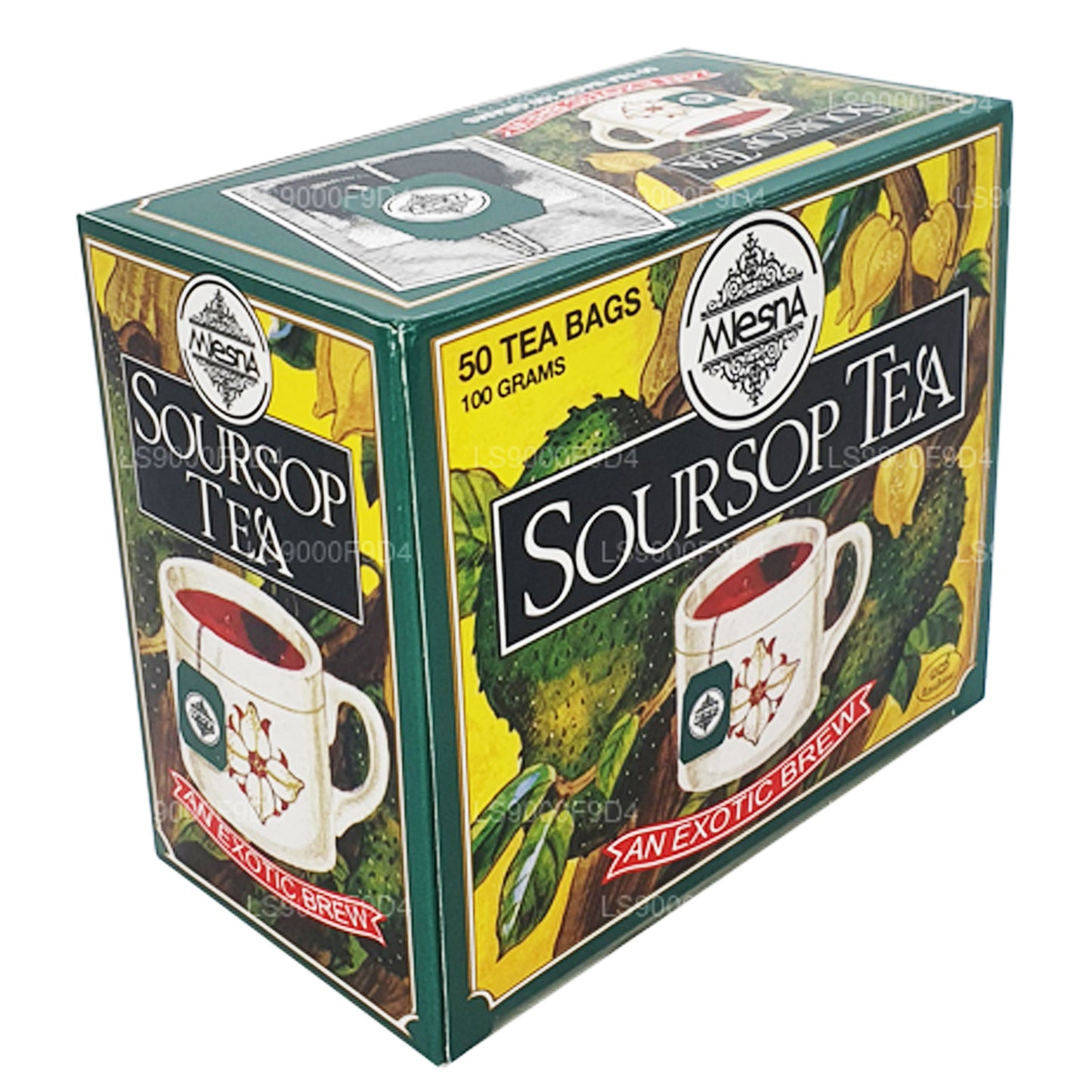 Mlesna Soursop Herbata 'Egzotyczny Brew' 50 Torebek (100g)