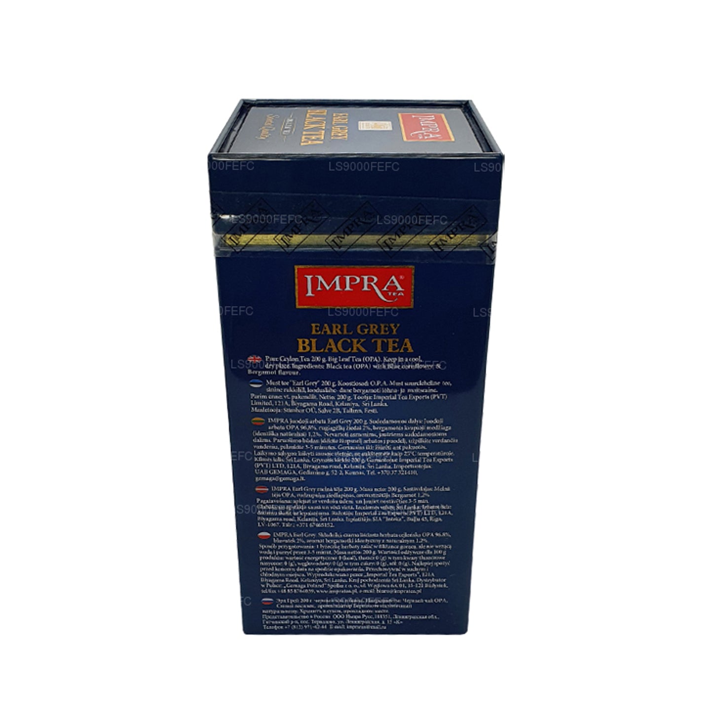 Impra Earl Grey Duży liść (200g) Mięsisty Caddy