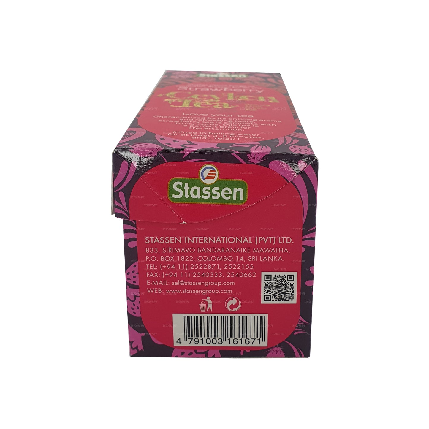 Stassen Herbata truskawkowa (37.5g) 25 torebek