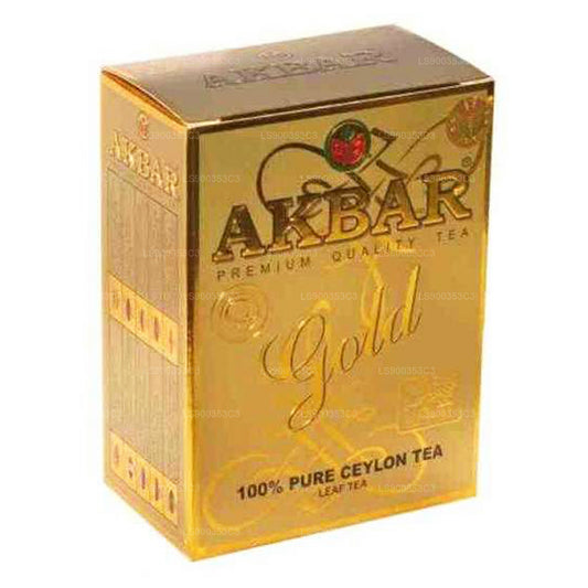 Herbata liściasta premium Akbar Gold z cejlońskiej herbaty liściastej