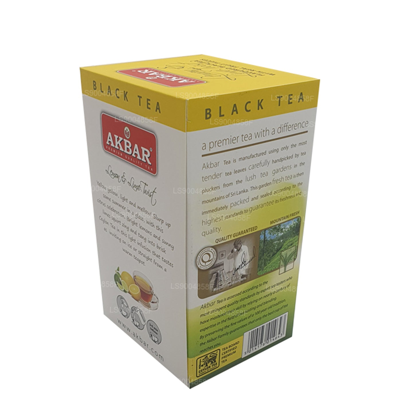 Akbar Cytryna i Limonka Twist Herbata (40g) 20 torebek