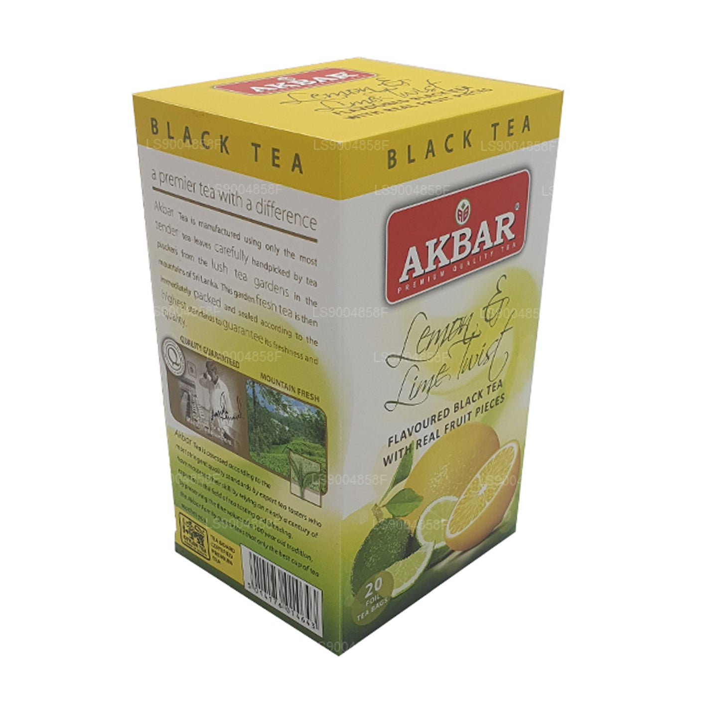 Akbar Cytryna i Limonka Twist Herbata (40g) 20 torebek