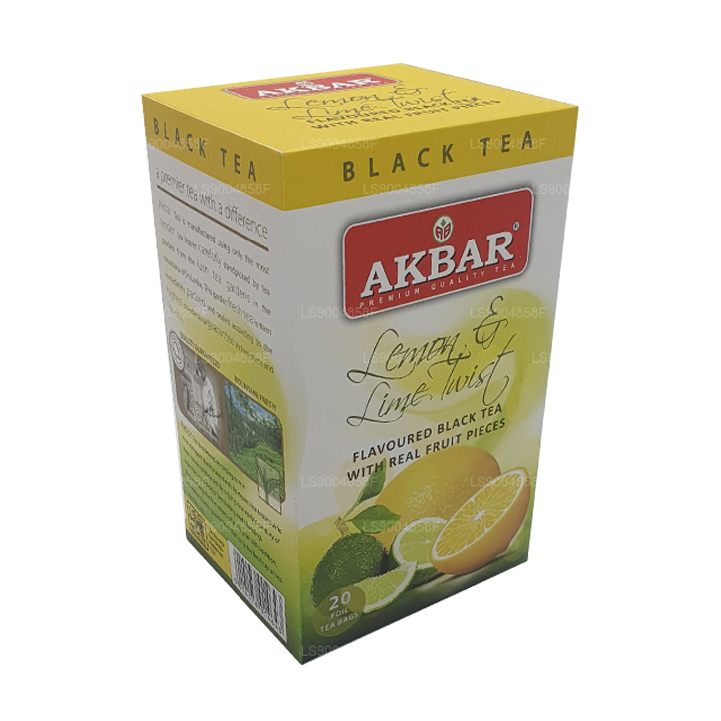 Akbar Cytryna i Limonka Twist Herbata (40g) 20 torebek