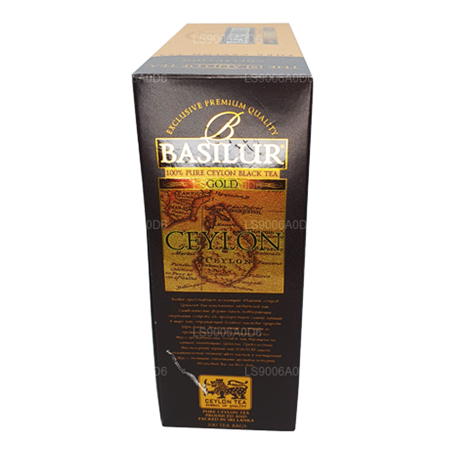 Basilur Island of Gold Exclusive Premium Quality Ceylon Czarna herbata (200g) 100 torebek