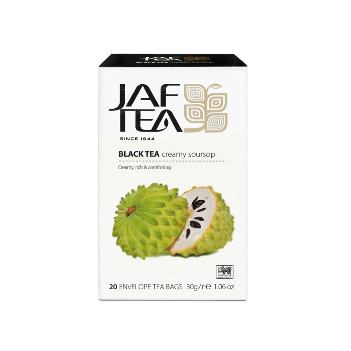 Jaf Tea Pure Fruits Kolekcja Czarna Herbata Kremowa Soursop (30g) 20 torebek