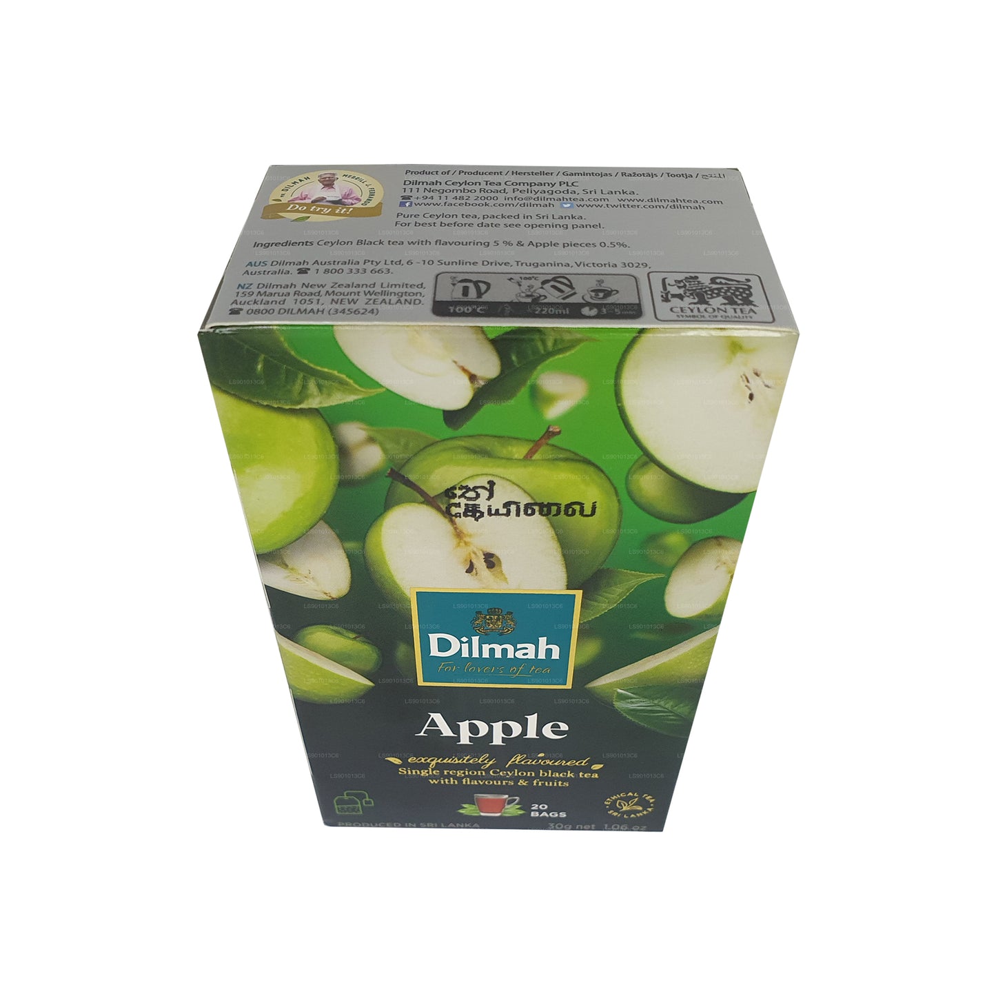Dilmah Apple Flavored Black Tea (30g)