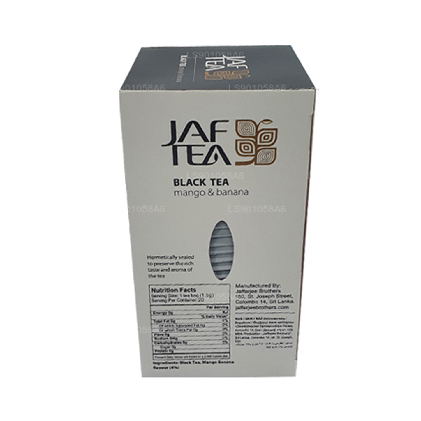 Jaf Tea Pure Fruits Kolekcja Czarna Herbata Mango Banana (30g) 20 torebek herbaty