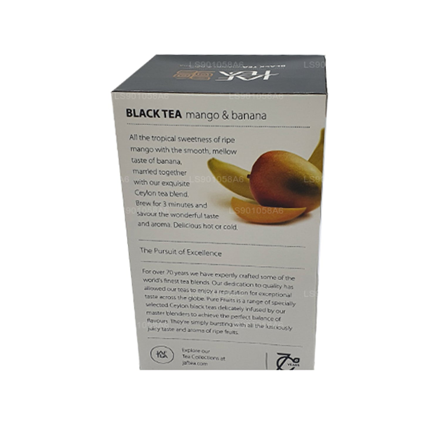 Jaf Tea Pure Fruits Kolekcja Czarna Herbata Mango Banana (30g) 20 torebek herbaty