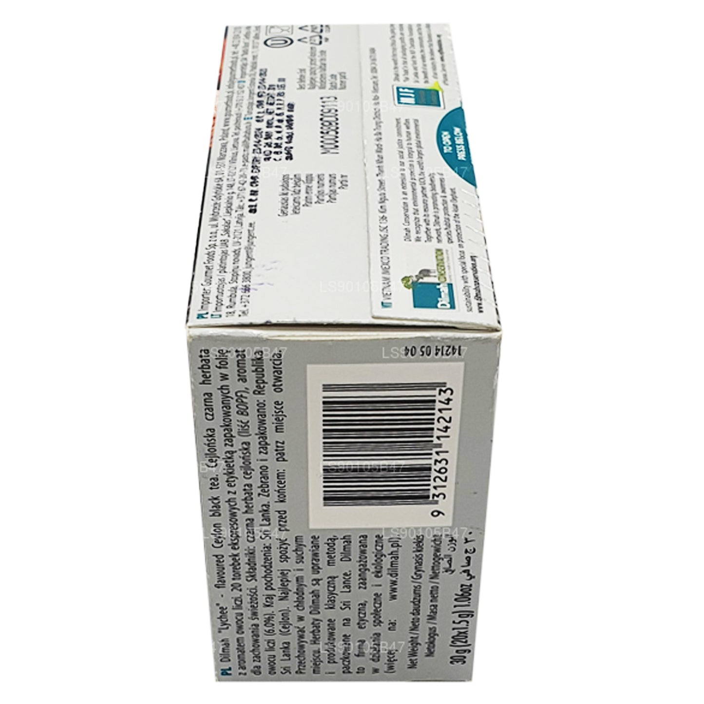 Dilmah Lychee Herbata czarna o smaku (30g)