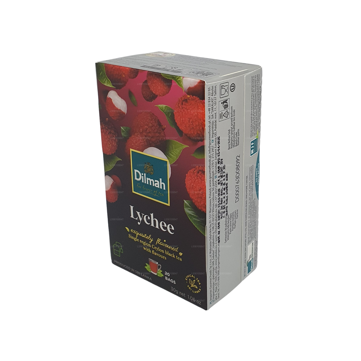 Dilmah Lychee Herbata czarna o smaku (30g)