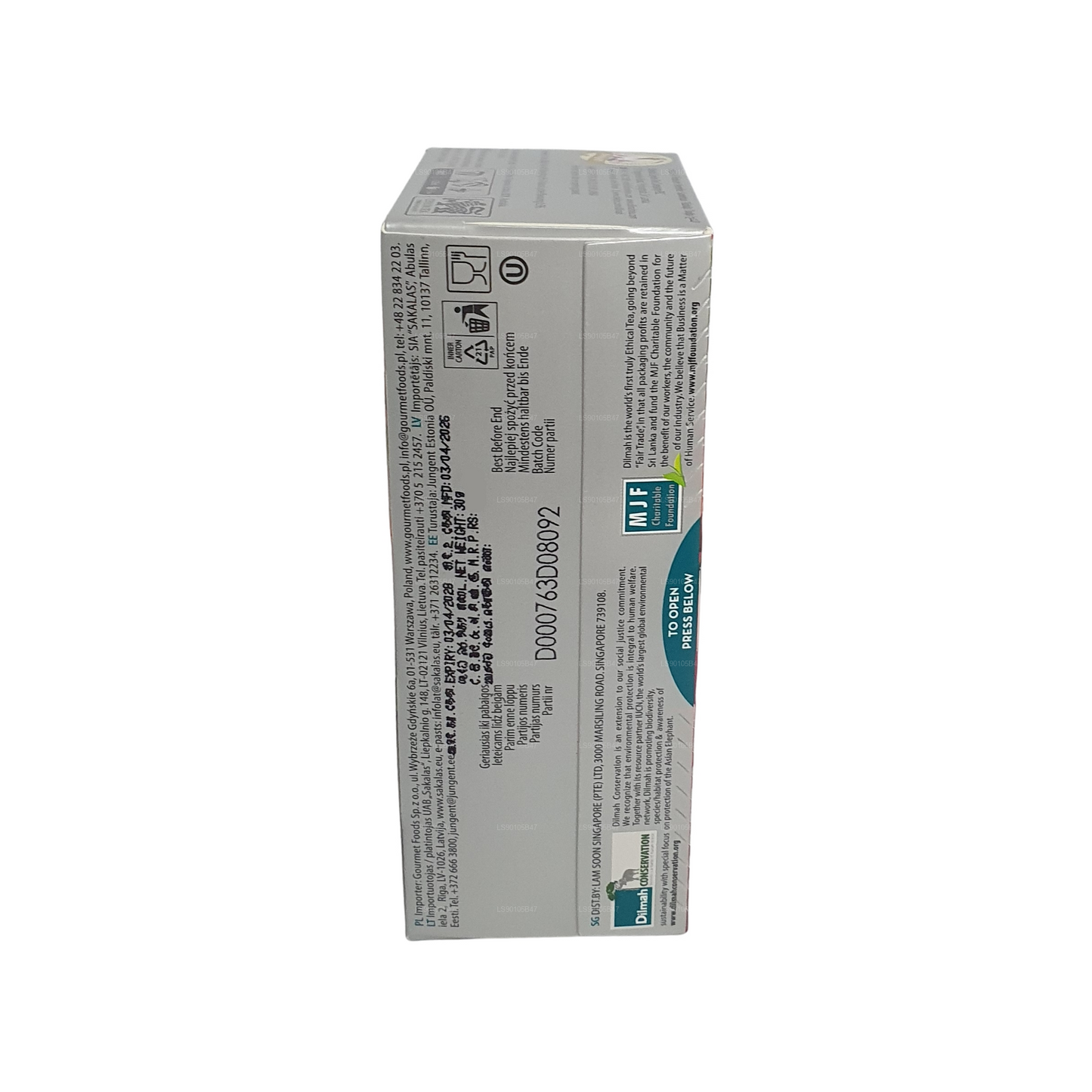 Dilmah Lychee Herbata czarna o smaku (30g)